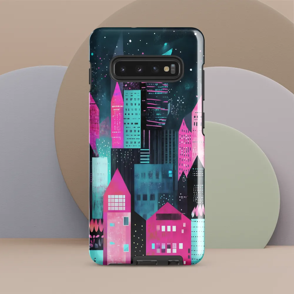 Electric Metropolis | Phone Case |  S10 Plus | Tough Case | Glossy