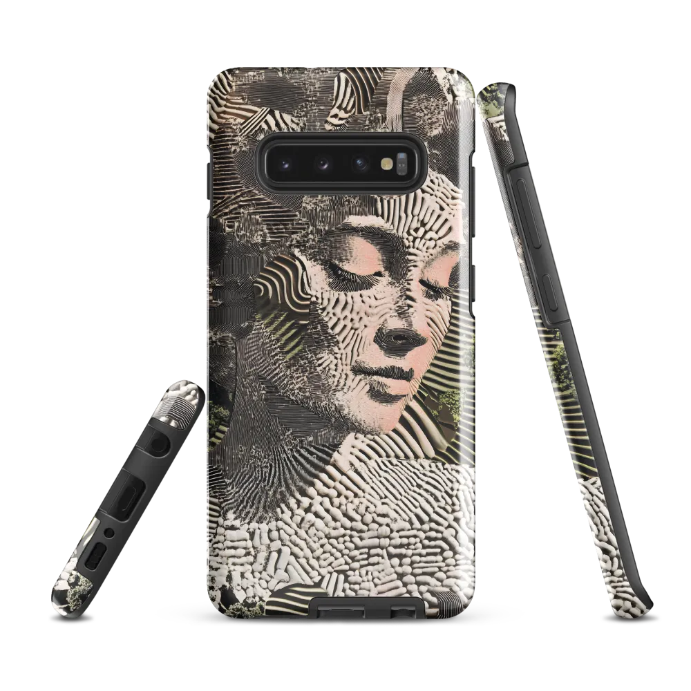 Ethereal Blend of Nature and Humanity | Phone Case |  S10 Plus | Tough Case | Glossy