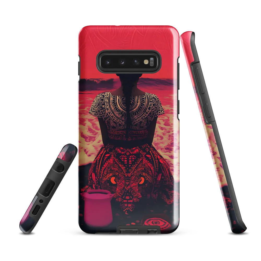 Reflections on a Vibrant Shore | Phone Case |  S10 Plus | Tough Case | Glossy