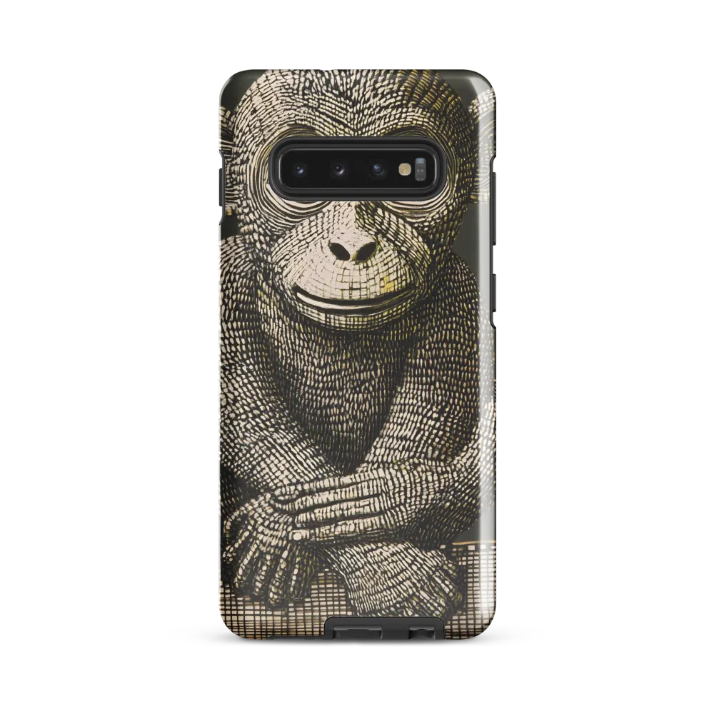 Intricate Primate Portrait | Phone Case |  S10 Plus | Tough Case | Glossy