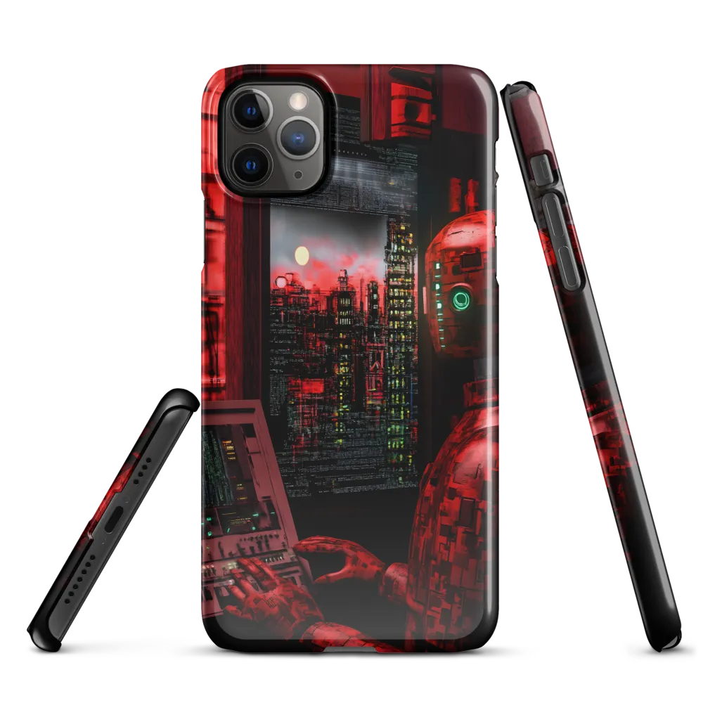 Urban Echoes of a Cybernetic Future | Phone Case |  11 Pro Max | Snap Case | Glossy