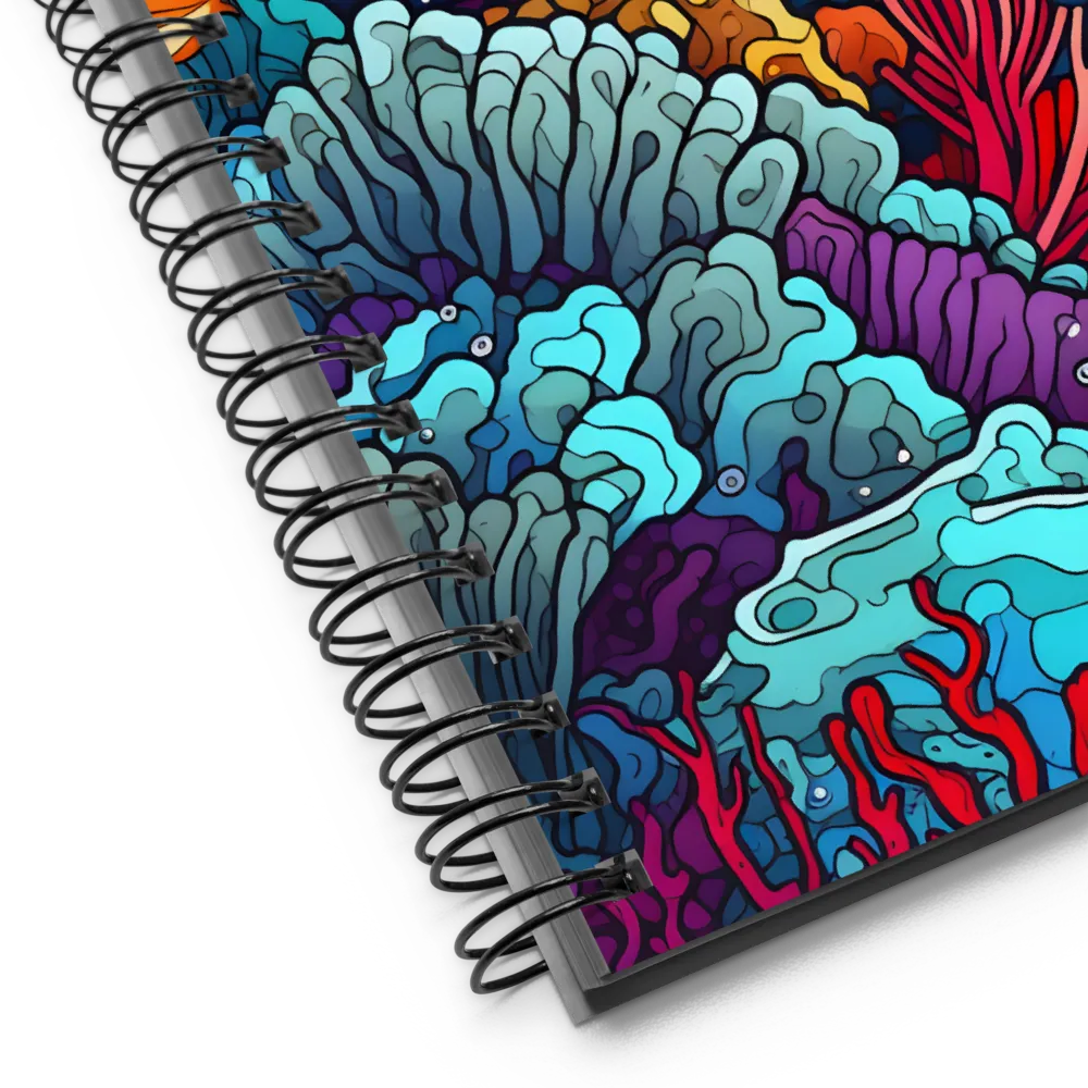 Vibrant Underwater Symphony | Spiral Notebook