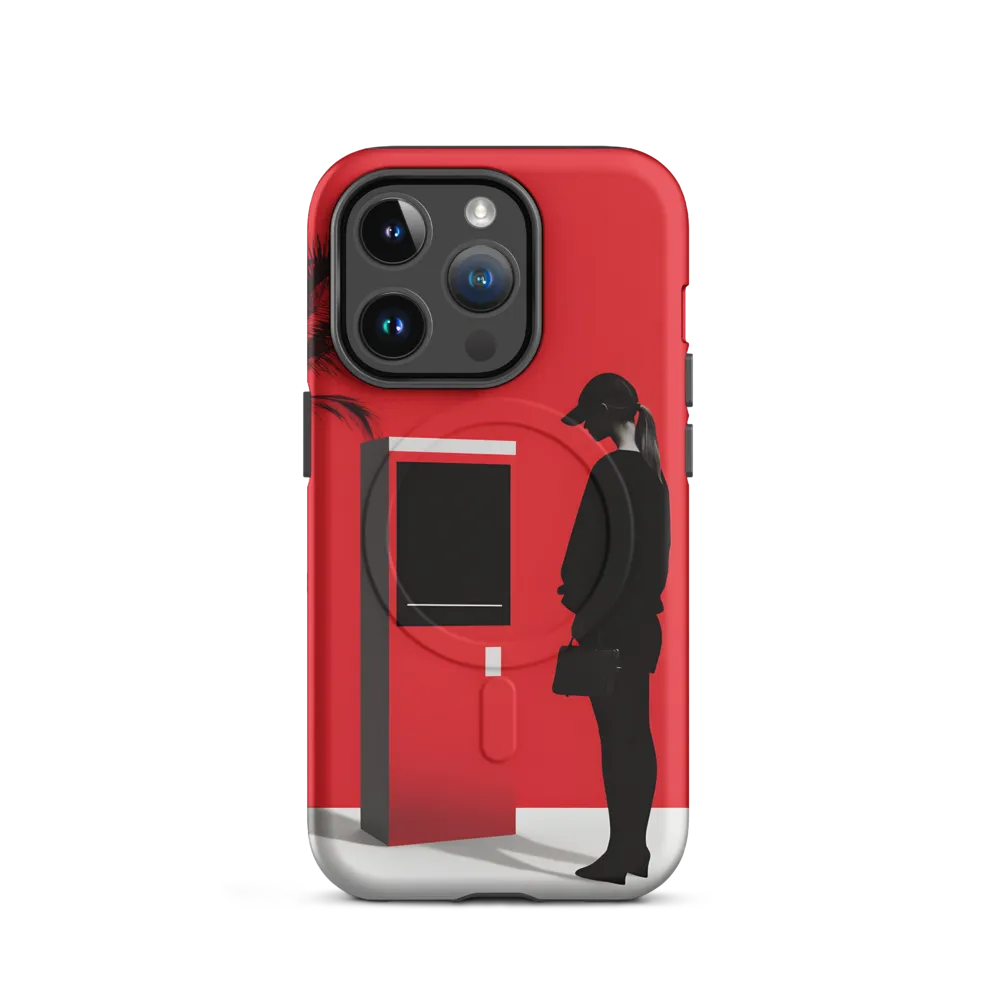 Contemplation in Red | Phone Case |  14 Pro | MagSafe® Tough Case | Matte