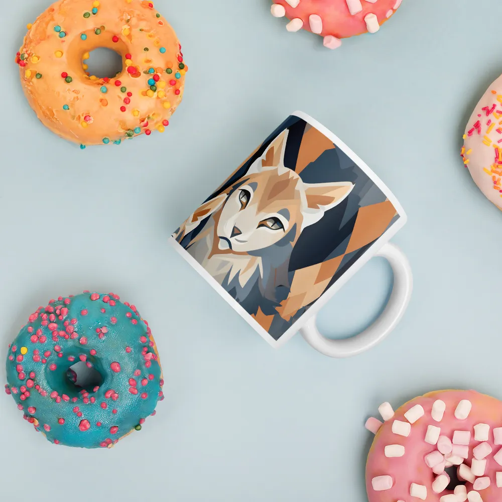 Elegance in Geometry: The Foxes | Mugs | Multiple Sizes & Colors