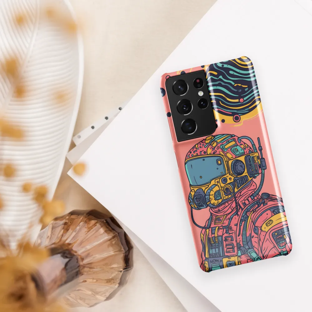 Exploration Beyond: A Digital Astronaut | Phone Case |  S21 Ultra | Snap Case | Glossy