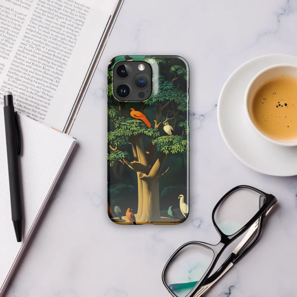 Harmony in Color: A Surreal Bird Symphony