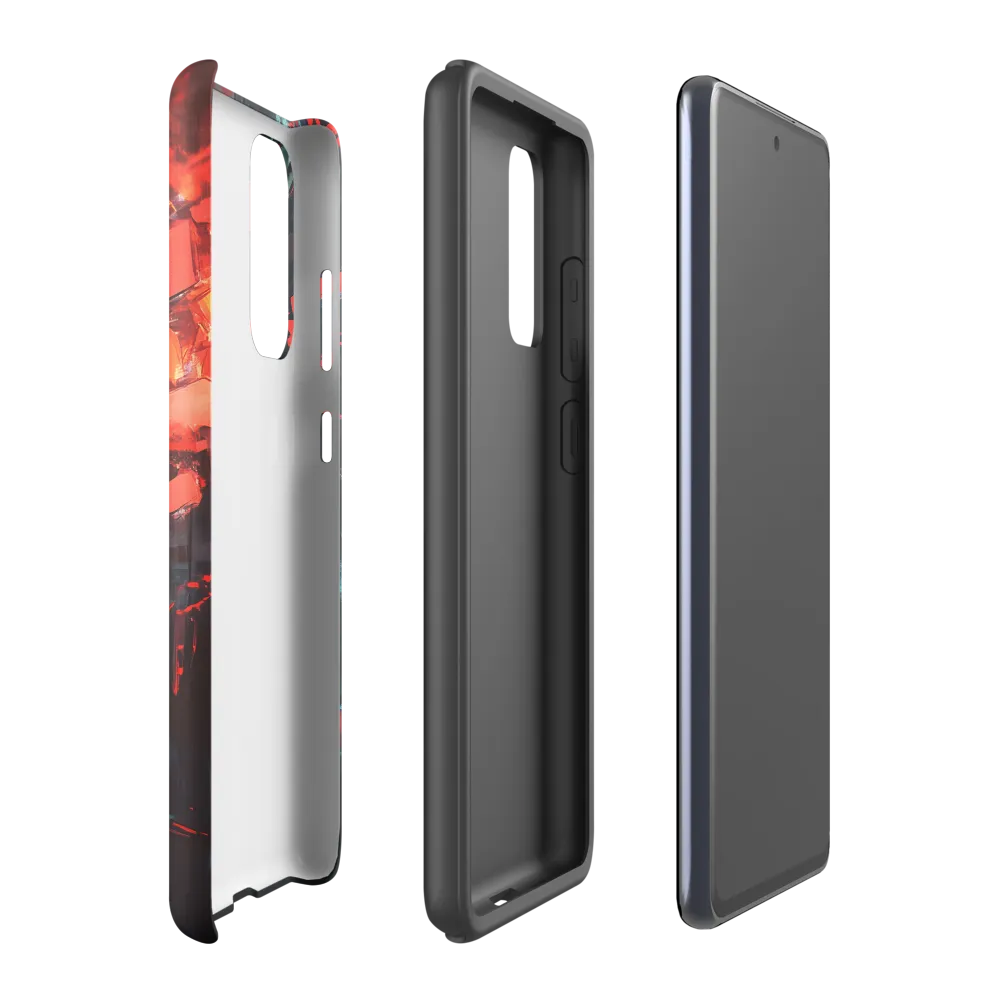 Fragmented Mind: The Silent Struggle | Phone Case |  S20 FE | Tough Case | Matte