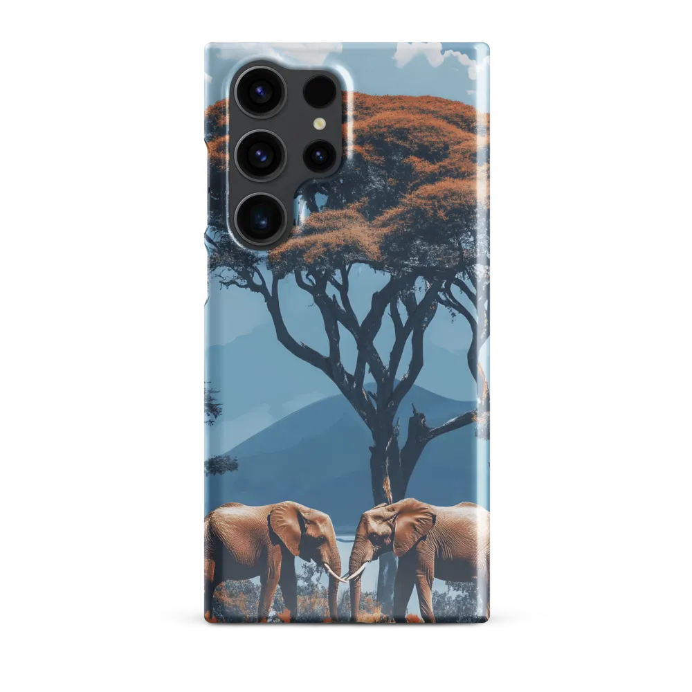 Elephants Amidst Serenity