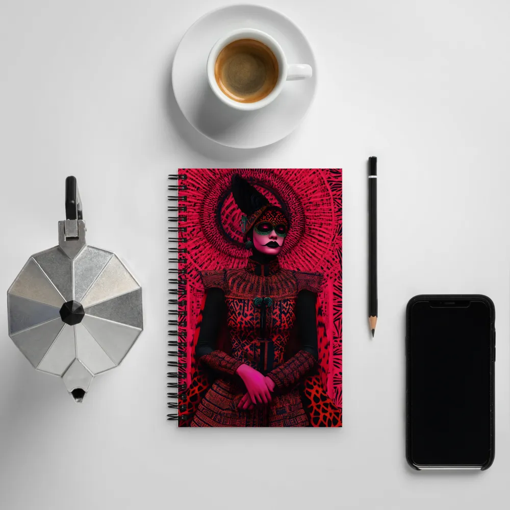 The Mask of Mystique | Spiral Notebook