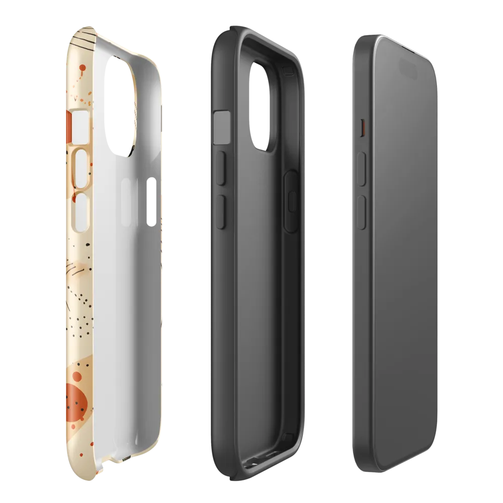 Playful Patterns in Earth Tones | Phone Case |  15 | Tough Case | Glossy