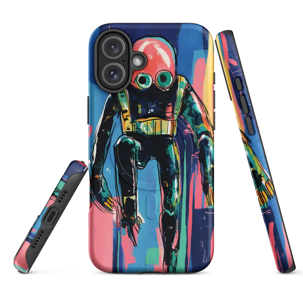Diver in Vibrant Motion