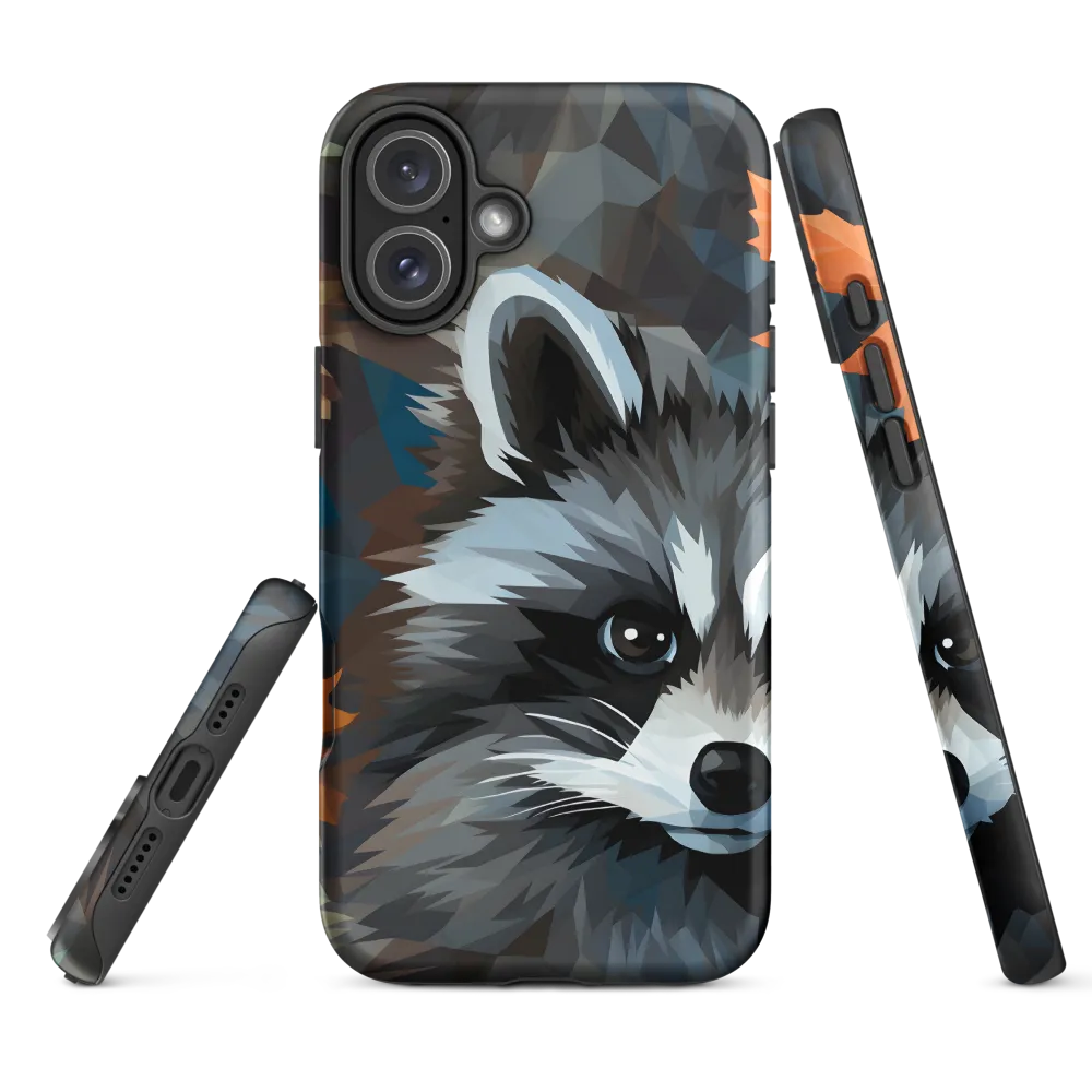 Whispers of Autumn: The Raccoon's Gaze
