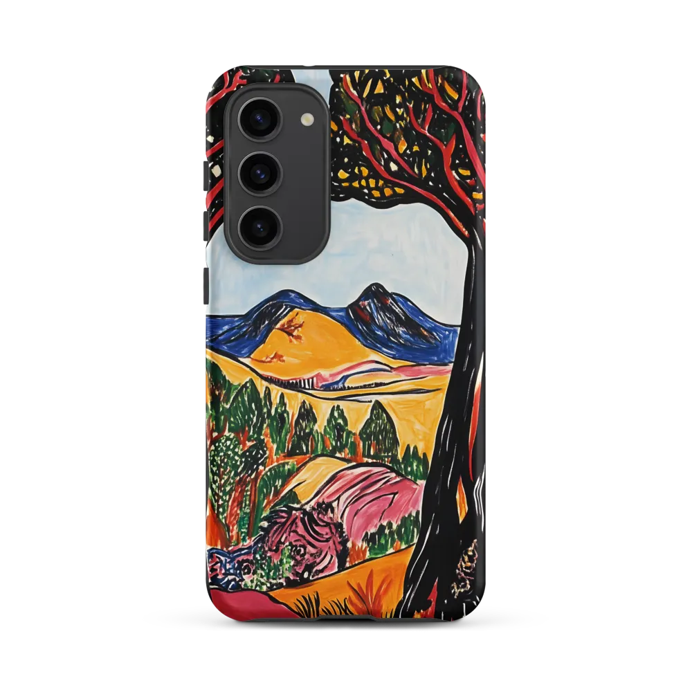 Vibrant Nature's Embrace | Phone Case |  S23 Plus | Tough Case | Matte