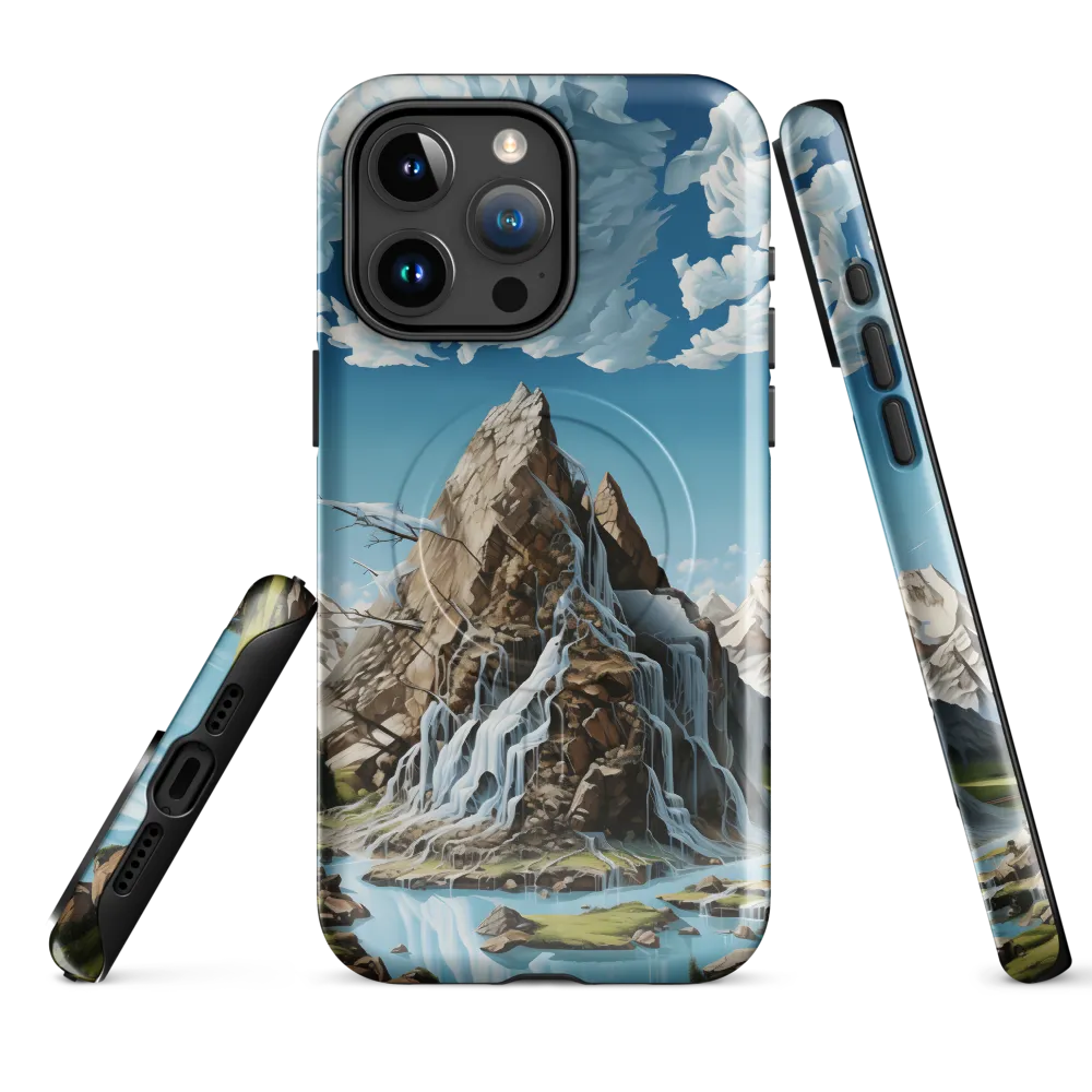 Majestic Cascade: A Mountain Masterpiece