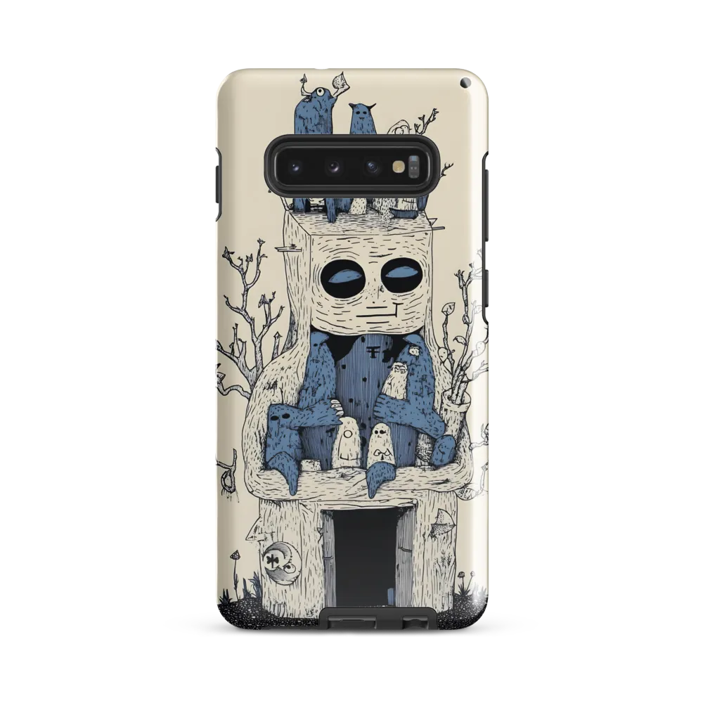 Whimsical Treehouse of Creatures | Phone Case |  S10 Plus | Tough Case | Glossy