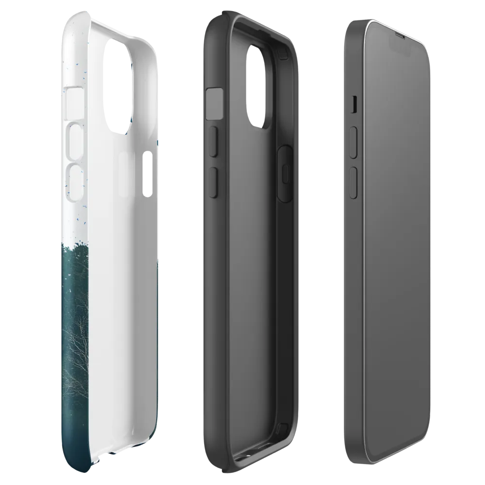 Blue Contemplation | Phone Case |  14 Plus | Tough Case | Glossy