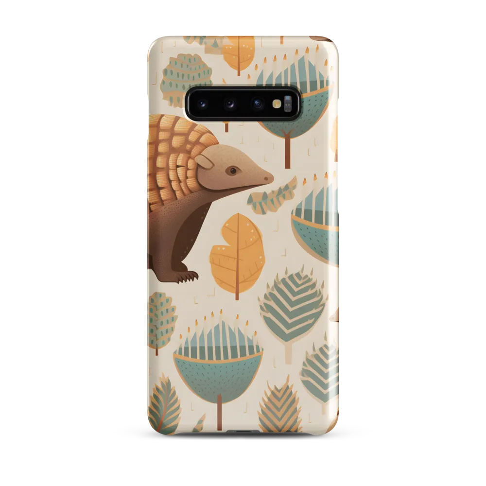 Pangolins in a Whimsical Habitat | Phone Case |  S10 Plus | Snap Case | Glossy