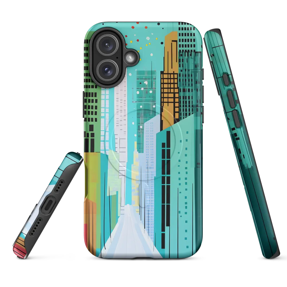 Urban Symphony in Turquoise
