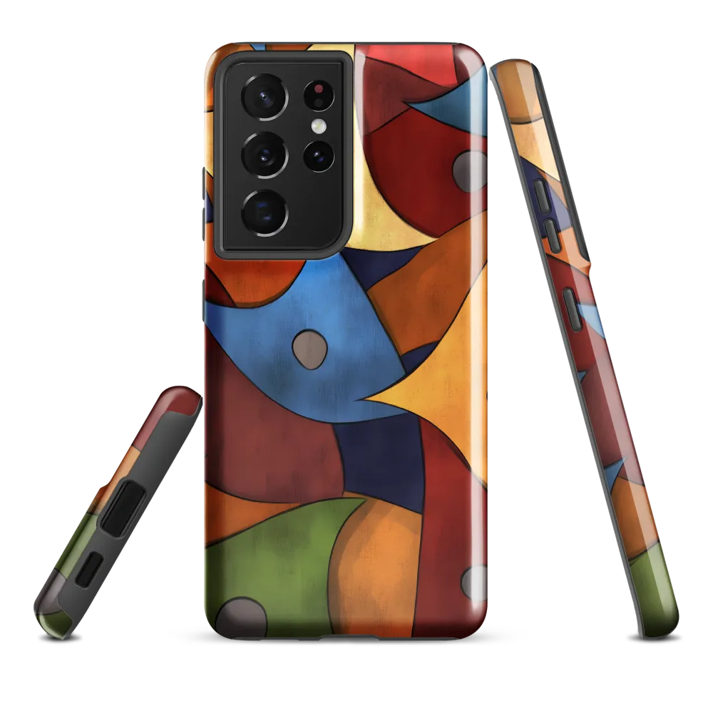 Vibrant Interplay of Shapes