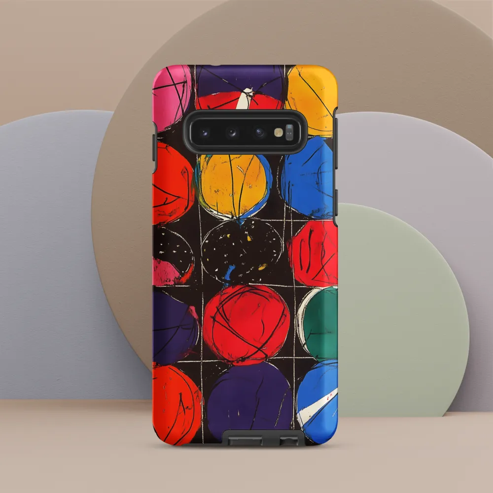 Colorful Circles in Abstract Harmony