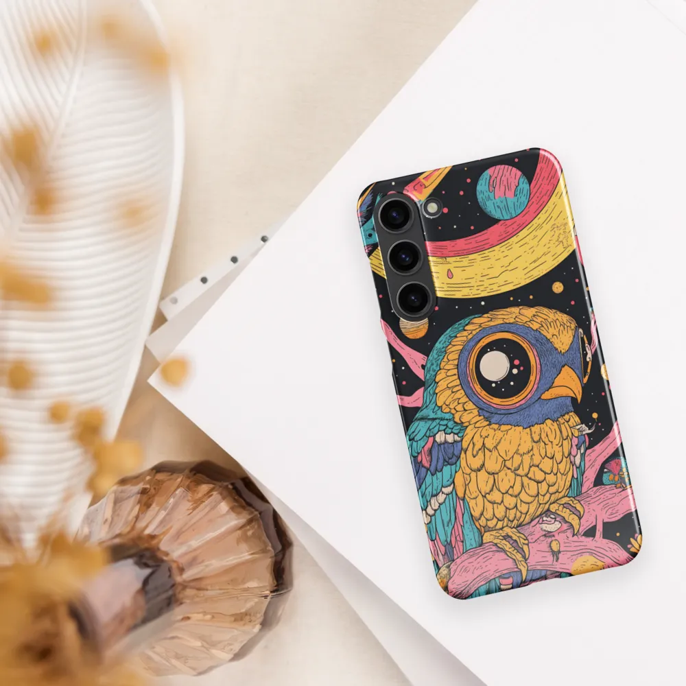 Whimsical Cosmic Owl