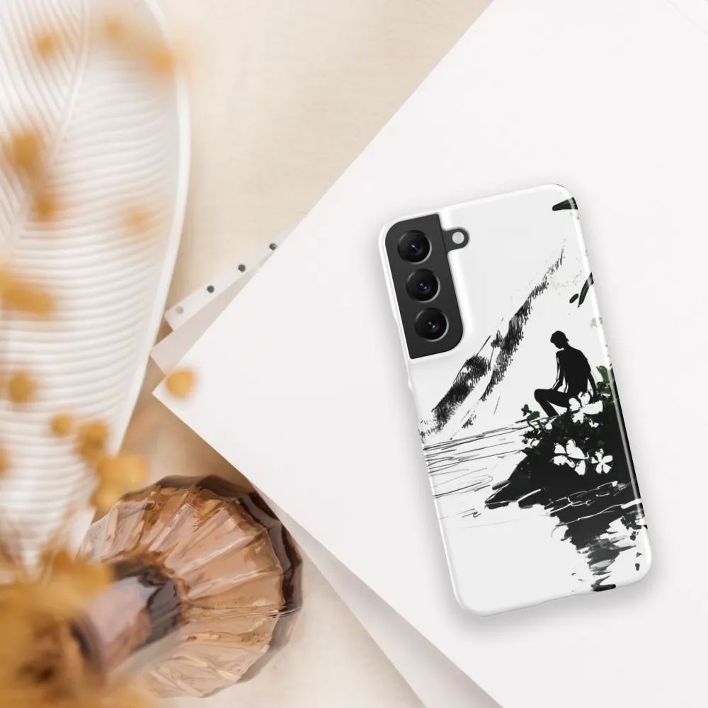 Contemplation by the Water | Phone Case |  S22 | Snap Case | Glossy