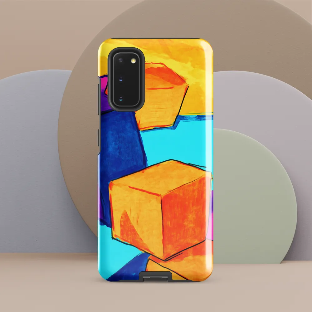 Playful Cubes in Vibrant Harmony
