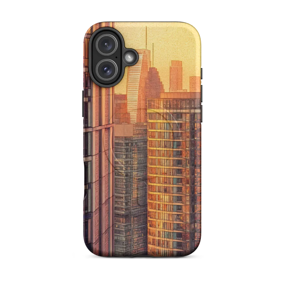 Urban Serenity at Sunset | Phone Case |  16 Plus | MagSafe® Tough Case | Matte