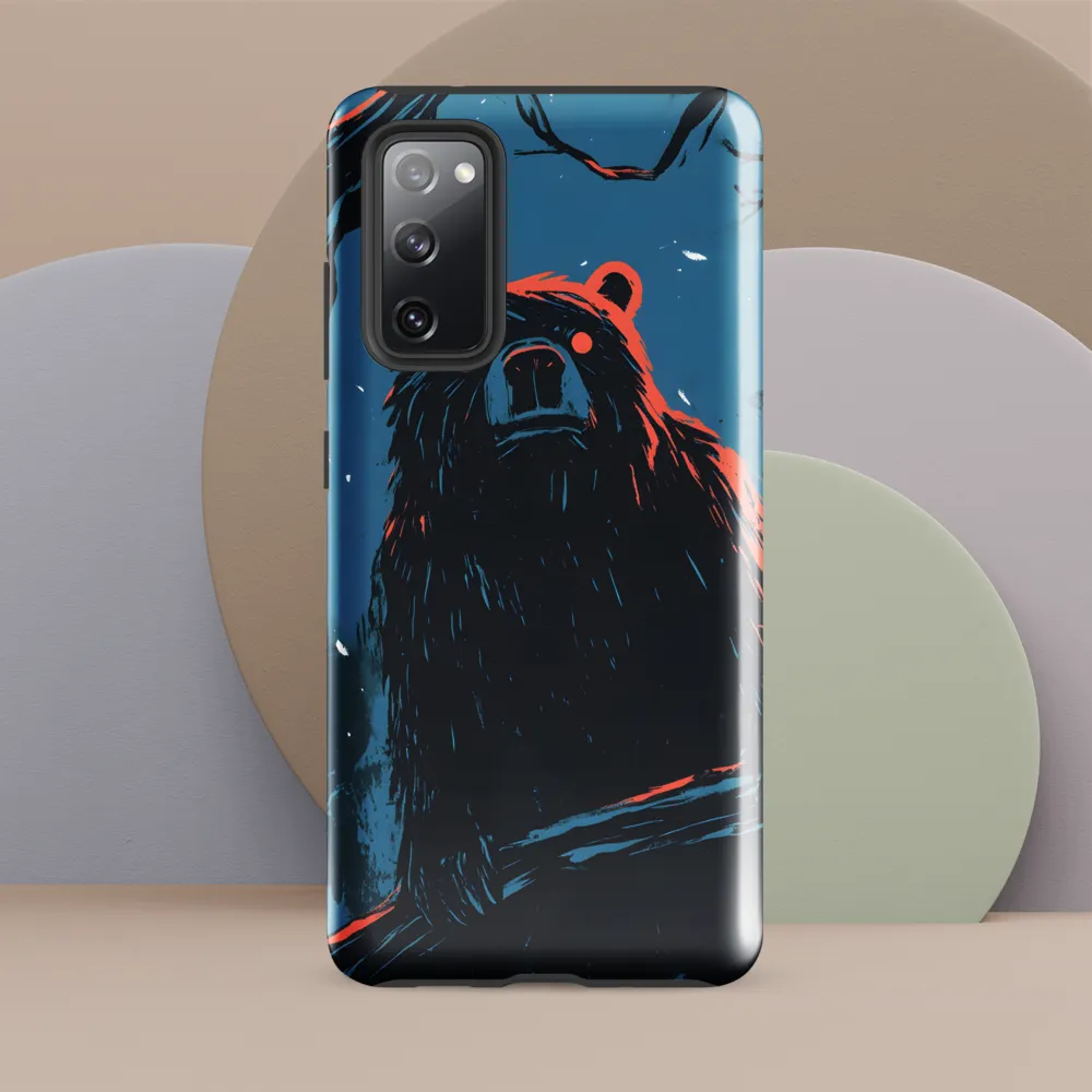 Eerie Majesty: A Bear in the Night