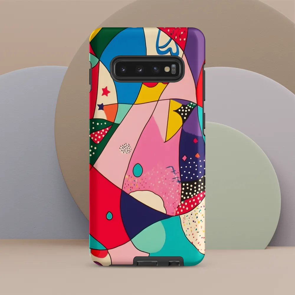 Playful Geometry in Color | Phone Case |  S10 Plus | Tough Case | Matte