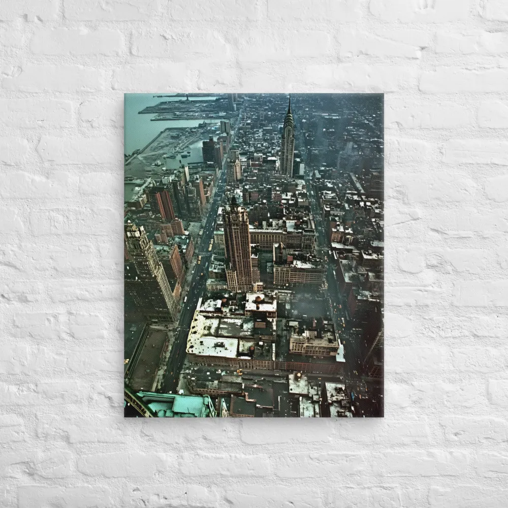 Aerial Symphony of Urban Life | Canvas | 24″×30″