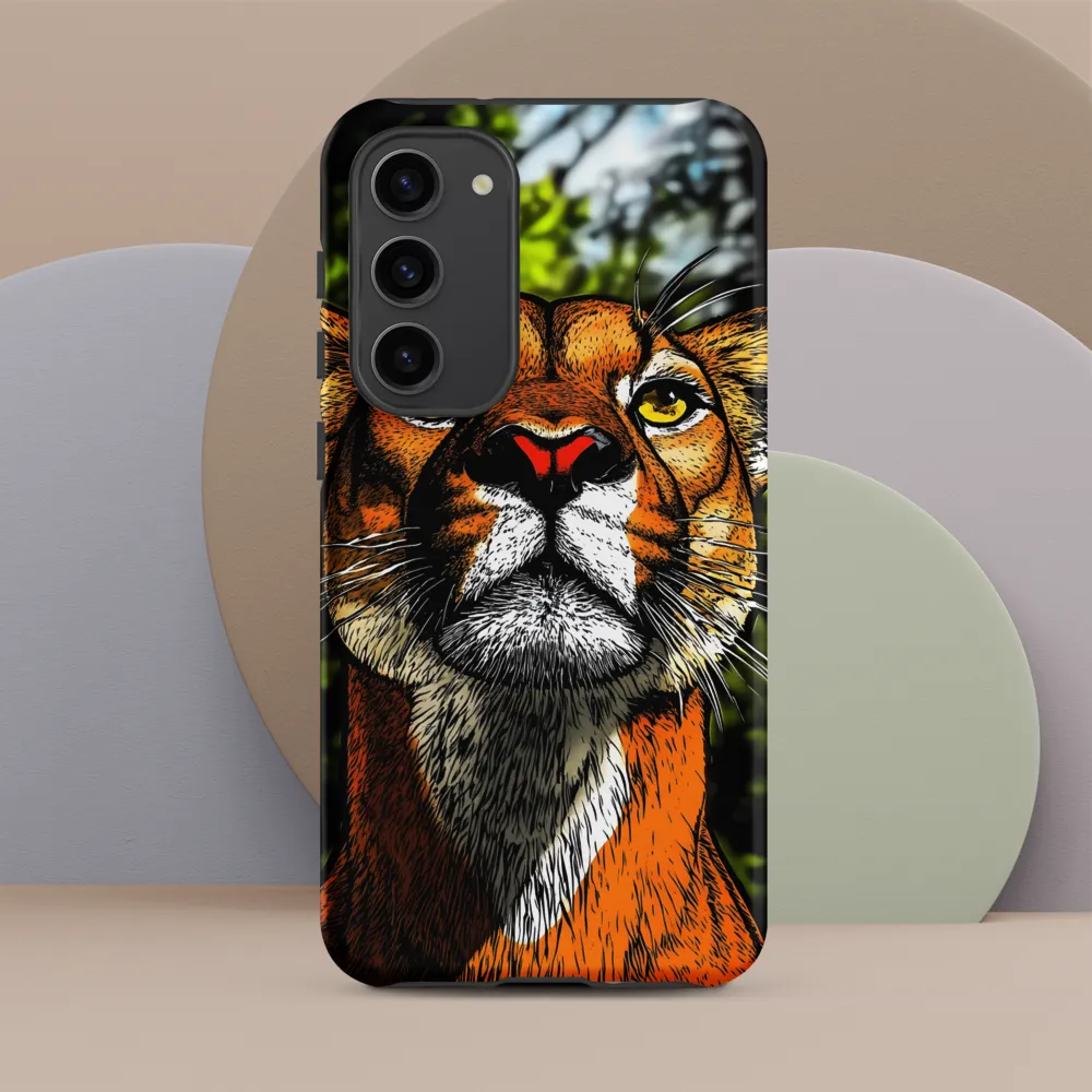 Regal Gaze: The Lioness in Focus