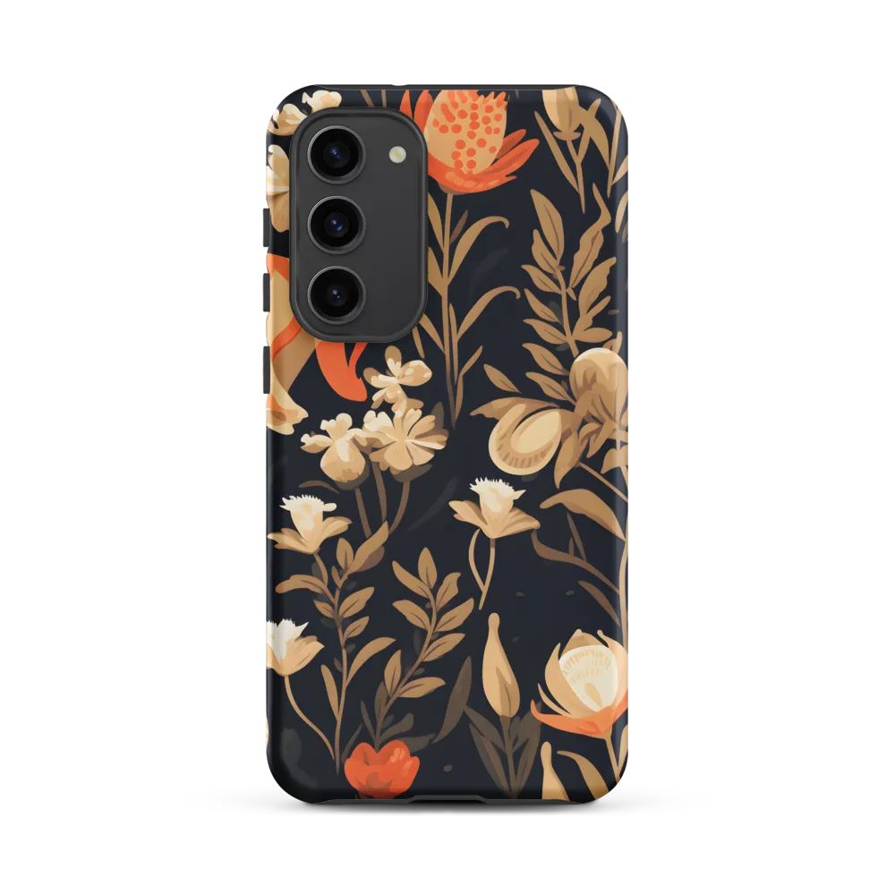 Floral Harmony: A Dance in the Dark