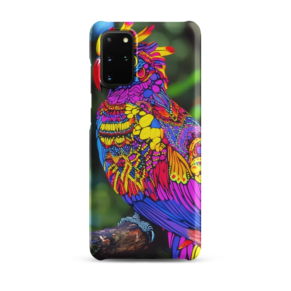 Vibrant Psychedelic Parrot