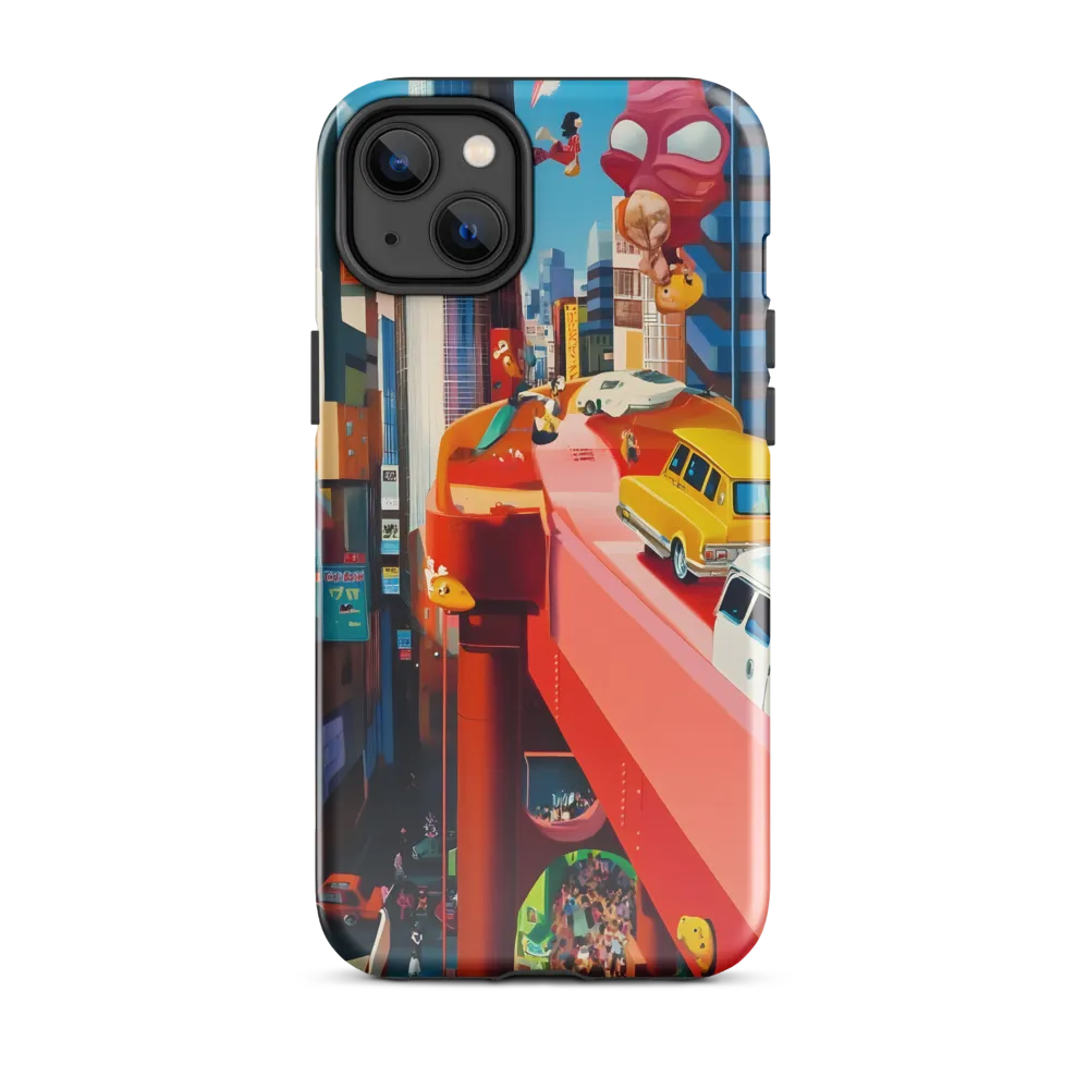 Urban Whimsy: A Colorful Cityscape