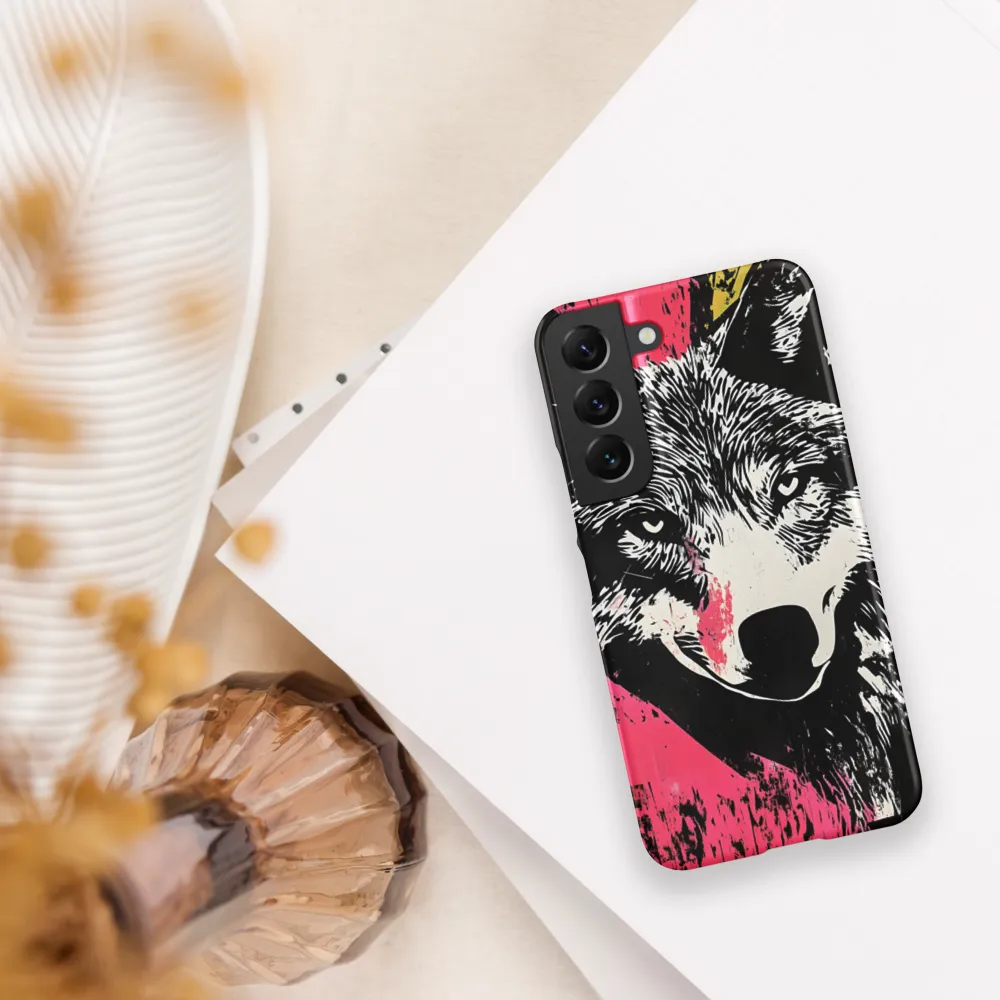 Intense Gaze of the Wolf