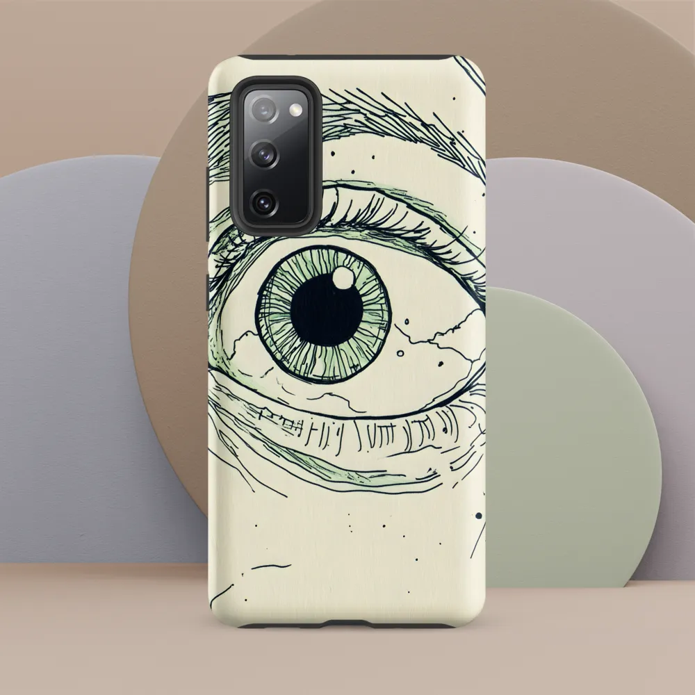 Observant Gaze | Phone Case |  S20 FE | Tough Case | Matte