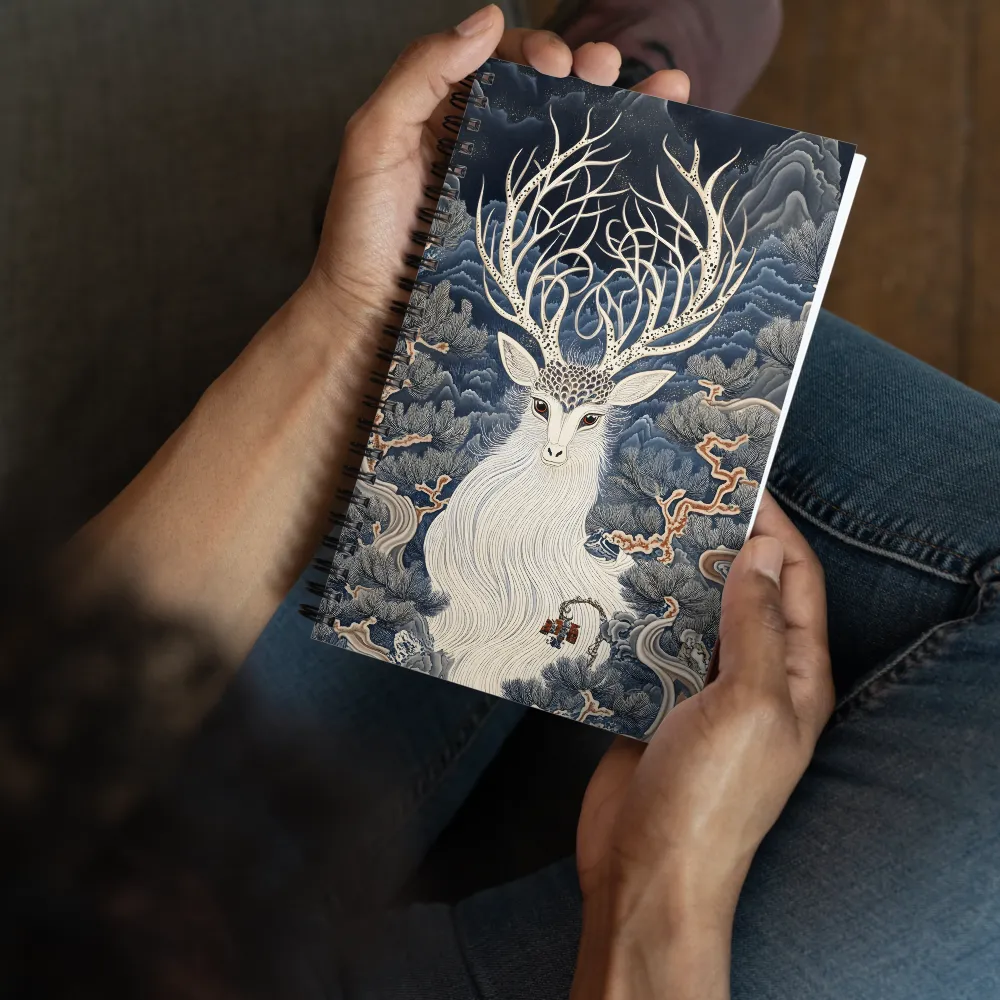 The Enchanted Stag | Spiral Notebook