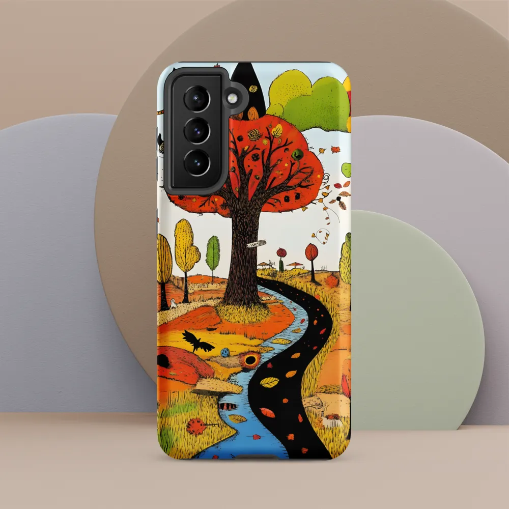 Whimsical Autumn Journey | Phone Case |  S21 | Tough Case | Matte