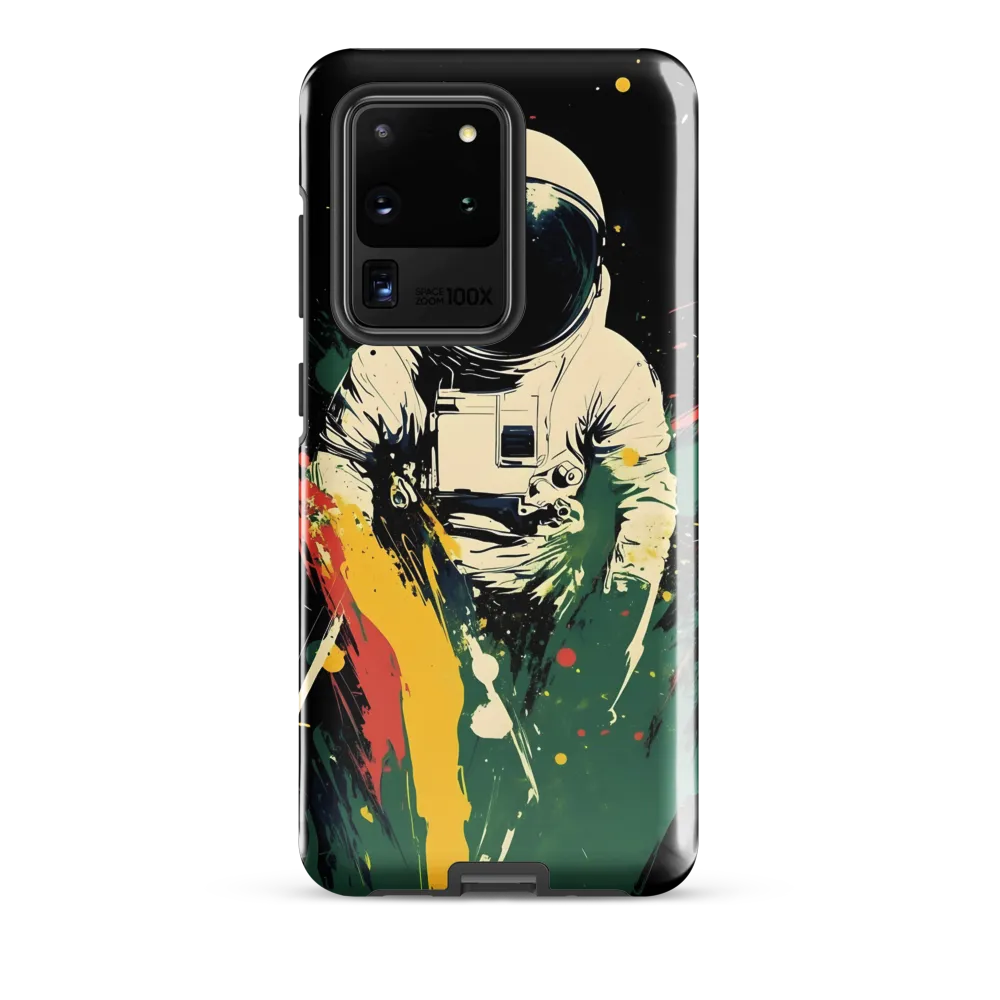 Cosmic Splash: The Astronaut's Journey