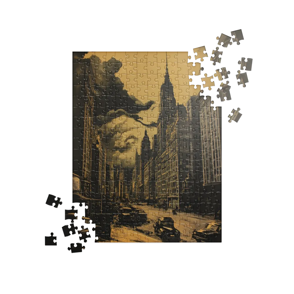 Echoes of a Forgotten Skyline | Jigsaw Puzzle | 252/520 pieces