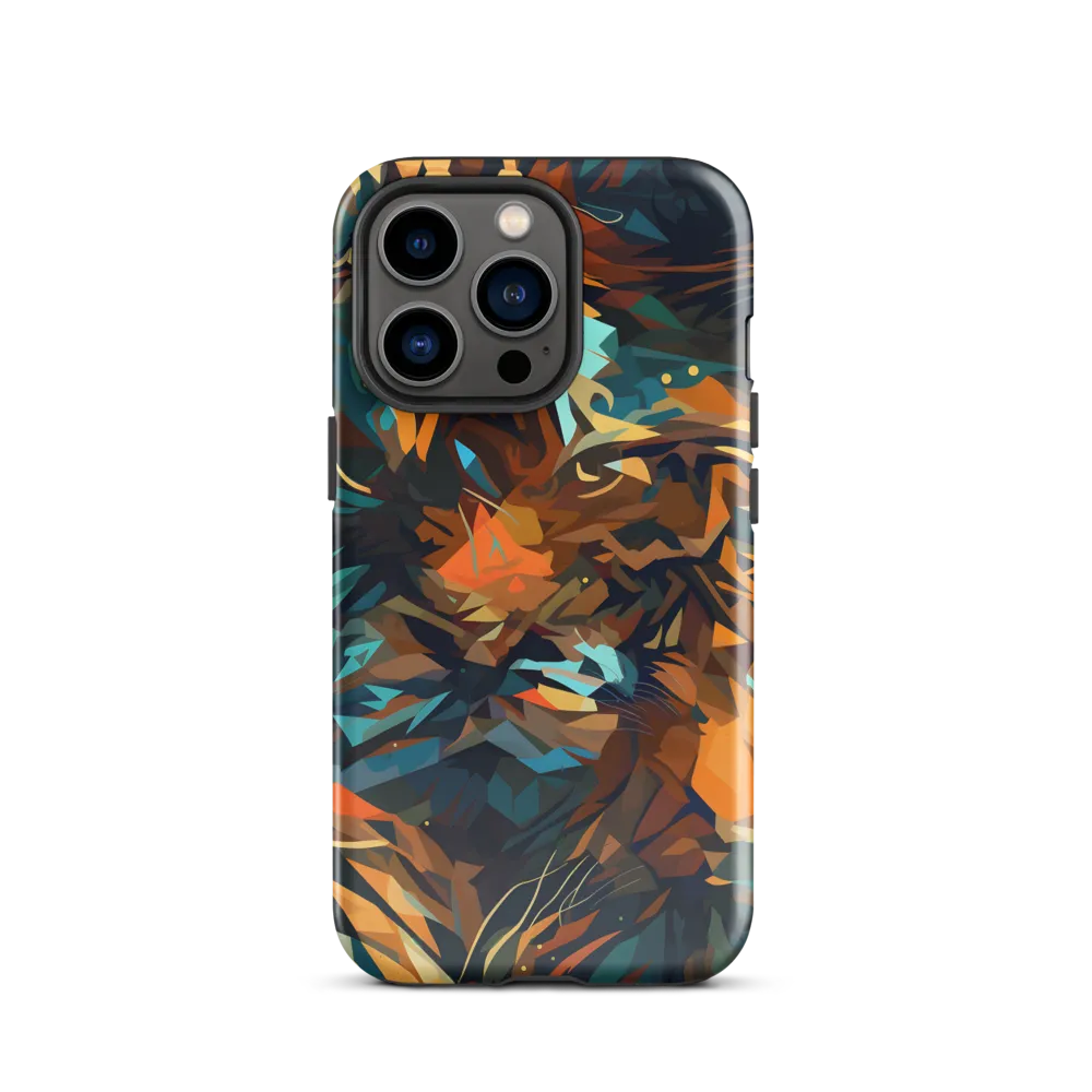 Wild Symphony: Abstract Tigers | Phone Case |  13 Pro | Tough Case | Glossy