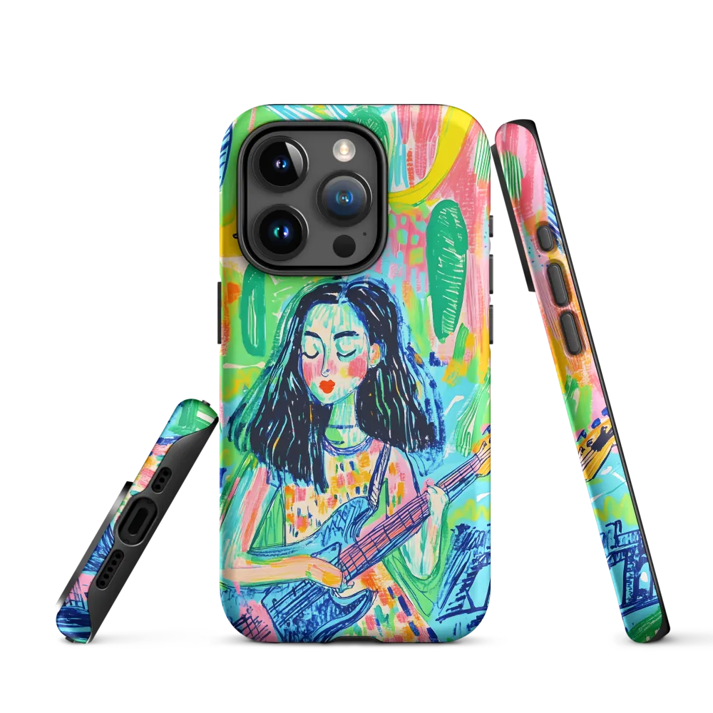Electric Lullaby in Turquoise and Pink
