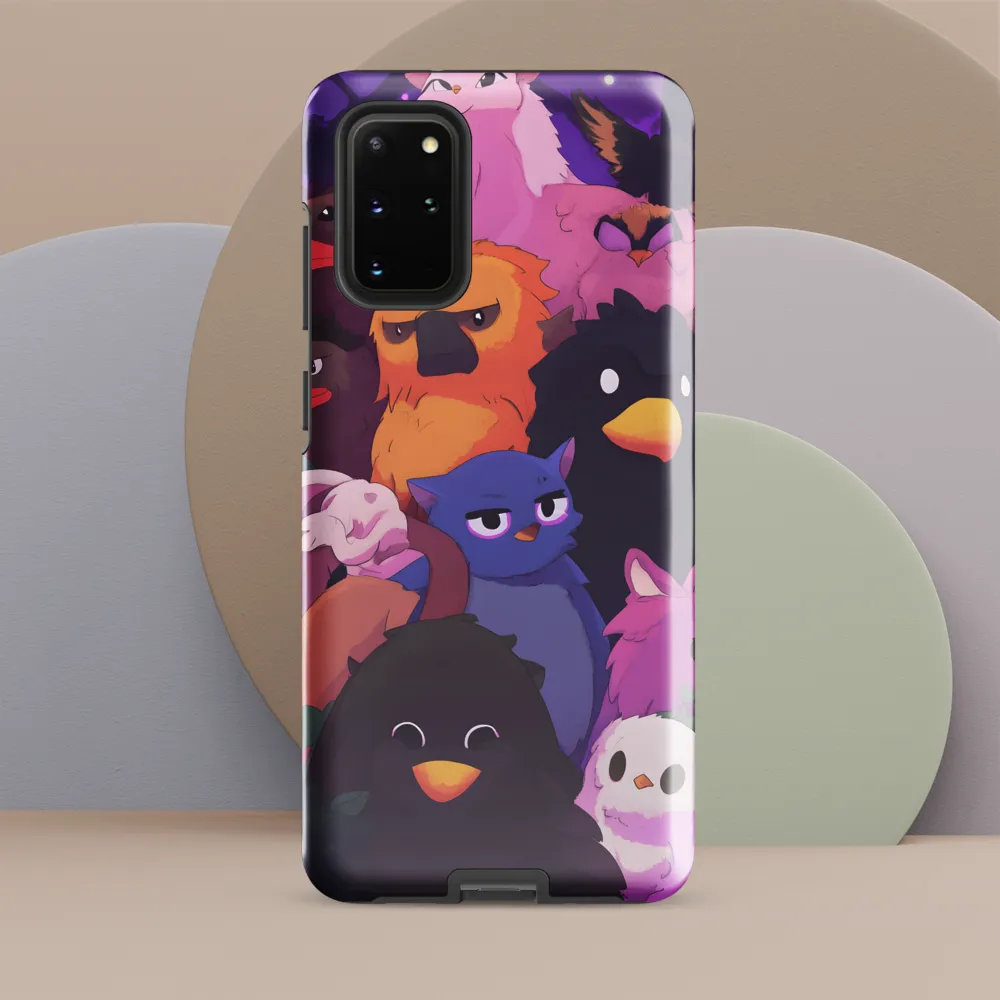 Whimsical Avian Gathering