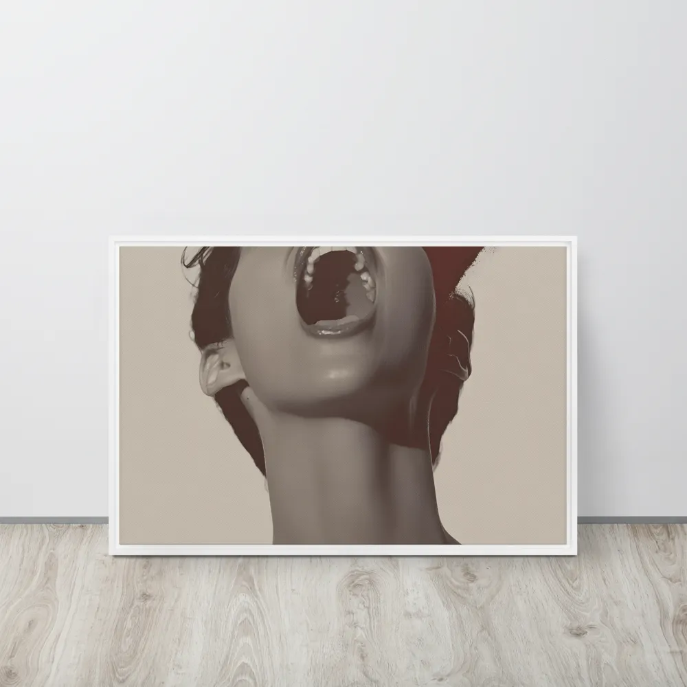 Echoes of Emotion | Canvas with White Frame | 20″×30″