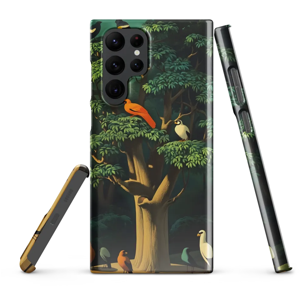 Harmony in Color: A Surreal Bird Symphony