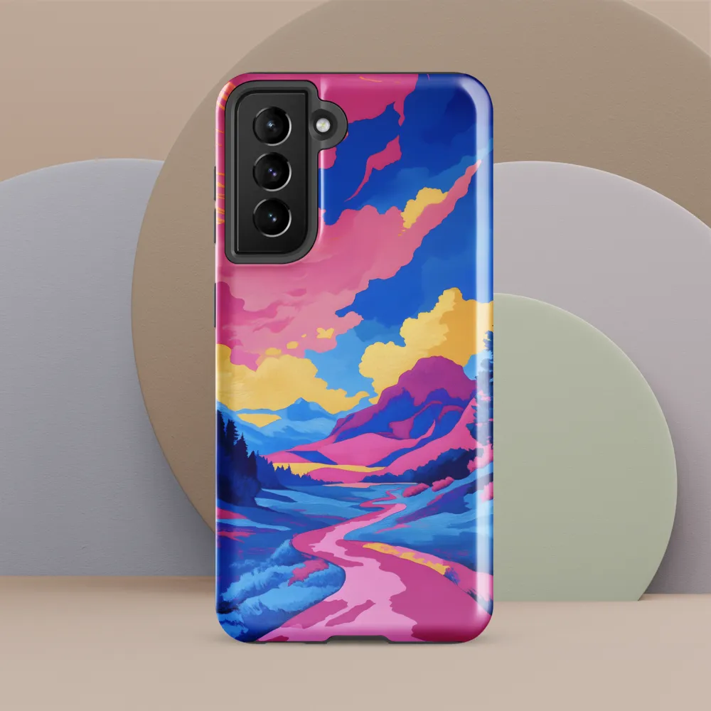 Dreamscape: The Serene River | Phone Case |  S21 FE | Tough Case | Glossy