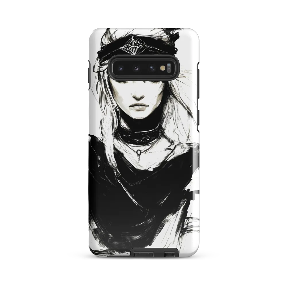 Intense Femininity in Monochrome | Phone Case |  S10 Plus | Tough Case | Glossy