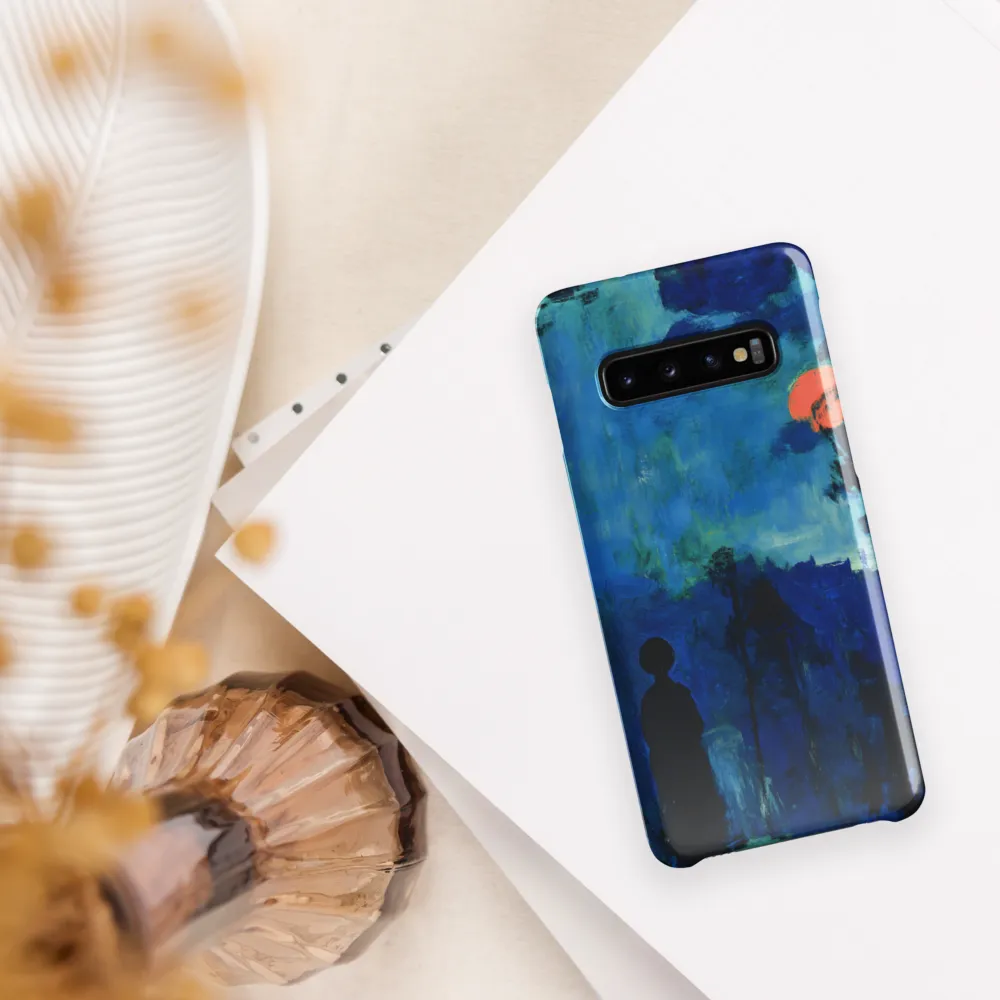Solitude in Blue | Phone Case |  S10 | Snap Case | Glossy