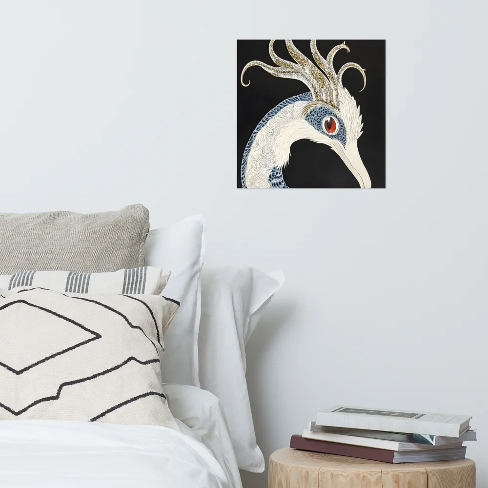 Elegance of the Majestic Peacock | Poster | 16″×16″
